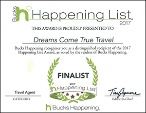 Bucks Happening List Finalist 2017