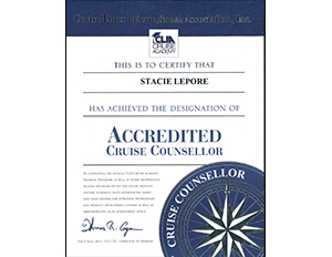 CLIA Accredited Cruise Counselor