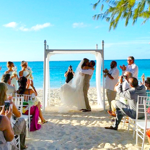 Getting married on the beach