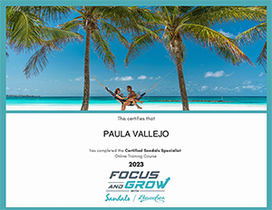 Paula Vallejo Certified Sandals Specialist