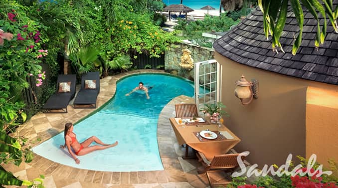 Sandals Honeymoon Accommodations